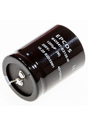 B43547E2128M, B43547E2128M000, конденсатор электролитический 1200uF 250Vdc 20%