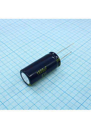 EEUFC1J182, конденсатор электролитический 1800мкФ 63В 105гр 11*40 5000ч LowImp (К50-35)