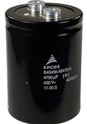B43456A9478M, конденсатор электролитический 4700мкФ 400В под винт