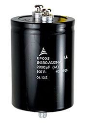 B41580A9229M, конденсатор электролитический 22000мкФ 100В 105гр. под винт