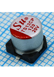 TS13CP1D121MST000R, SMD эл-лит 20V 120uF /6.3*5.9/105 C