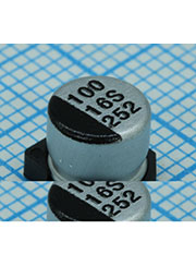 VDV107M016S0ANE01K, SMD эл-лит 16V 100uF /6.3*5.4/105 C