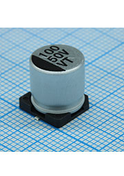 VT101M1HBKJ1010VBK, SMD эл-лит 50V 100uF /10*10.5/105 C