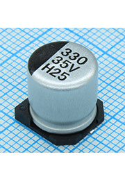 EHV331M35RF, SMD эл-лит 35V 330uF /10*10.5/105 C