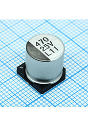 ELV471M25RF, SMD эл-лит 25V 470uF /10*10.5/85 C