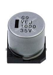 VEJ-102M1VTR-1616, ЧИП электрол. конденсатор 35В 1000мкФ 20% 16x16.5 мм