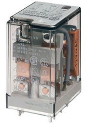 55.12.8.024.5000, промежуточное реле; монтаж на плату; 2CO 10A; катушка 24В АC;