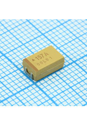 TAJD157K010RNJ, SMD 7343 mm (2917 in), чип тант.10В 150мкФ 10% D