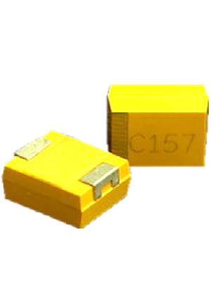CA45L-D010#107TE200, Конденсатор танталовый 10В 100мкФ 10% D Low ESR