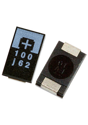 6TPE100MI, чип тант.6.3В 100мкФ 20% D2E Polymer