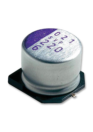 25SVPF180M, Конденсатор полимерный SMD 180мкФ 25В 20% 105C