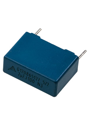 B32522C1225J, MKT 100Vdc 63Vac 2.2uF +5% e:15mm
