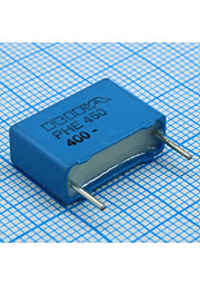 PHE450KB6100JR06, Radial, 400Vdc 250Vac 0.10uF +5% MKP p:15mm