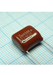 TS02002E224KSB0D0R, 250Vdc 0.22uF +10% P:10mm