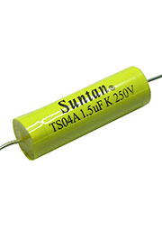 TS04A02E155KSB000R, Axial, 250Vdc 1.5uF +10%