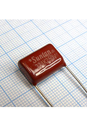 TS07002E334KSB0E0R, 250Vdc 0.33uF +10% P:15mm