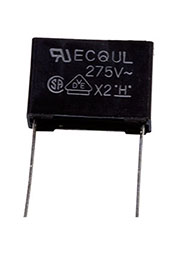 ECQU2A104ML, 275Vac, 20%, 0.1uF, X2