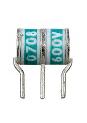 2026-60-C2LF, 7.9x11.3mm 600V +20% 20kA/20A 3-х элек.