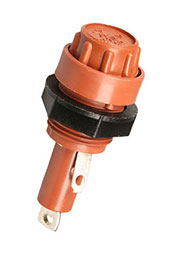 ДВП4-2В, держатель предохранителя пластик коричневый (22-23г.)