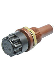 ДВП8, держатель предохранителя 8х50 с пружиной (1983г.)