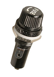 FH-304S, держатель предохранителя 6.3x30 на корпус