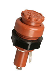 ДВП4-1В, держатель предохранителя пластик коричневый (22-23г.)