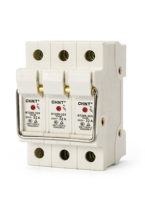 520488, Держатель плавких вставок с индикацией RT28N-32X 10х38 3П