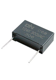 C681043DGEMS2CAA00, Y2 конденсатор 0.1uF 20% 300Vac =B32023A3104M000