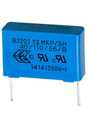 B32023A3104M189, Y2 пленочный конденсатор 0.1мкФ x 250В