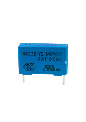 B32022A3153M, фильтр Y2 0.015uF 20% 300Vac e:15mm