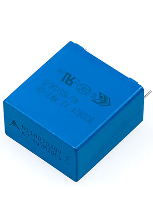 B32924C3475M, фильтр X2  4.7uF 20% 305Vac e:27.5mm