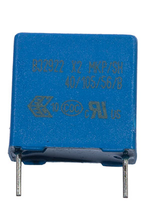 B32922C3474M, B32922C3474M000 X2 конденсатор 0.47мкФ 305В 20% 15 мм 18х9х17.5мм