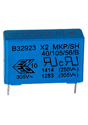 B32923C3474M, B32923C3474M000 X2 конденсатор 305В 0.47мкФ (= B81130C1474M)