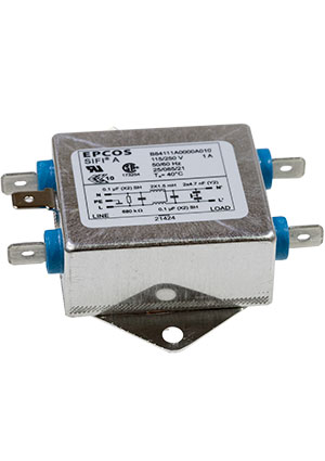 B84111AA110, сетевой фильтр B84111A0000A110 2x10A 250В