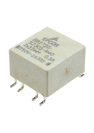 B82720S2301N40, B82720S2301N040, дроссель 2х12mH 0.3A