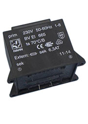BV EI 665 1134, 50W 2x15V 2x 1667mA 230V