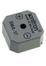 SMA-17LC-P10, 17 мм, Пьезоизлучатель с генератором
