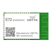 E72-2G4M20S1E, радиомодуль 2.4GHz SMD на микросхеме TI CC2652P 20dBm. ARM microcontroller 48MHz