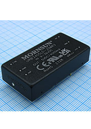 URB2405LD-20WR3, 2x1 , DC/DC, 20Вт, вх.9:36В, вых.5В/4А, 2x1"