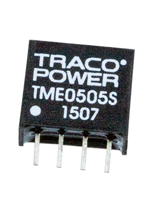 TME0505S, DC-DC Single Output 5V+-10%/5V 200mA