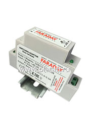 12W/12-24V/DIN, Блок питания с регулируемым напряжением, 12-24В,1-0.5А,12Вт