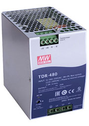 TDR-480-48, Блок питания, вход: 3-фазное 340-550В, выход: 48В,10А,480Вт