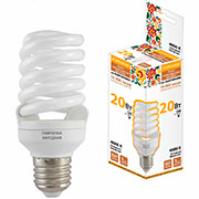 SQ0347-0011, Лампа люминесцентная НЛ-FSТ2-20 Вт-4000 К Е27 (48х115 мм)