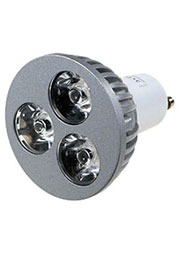 FEX106 GU10, 3x1W 220В лампа светодиодная, цвет белый