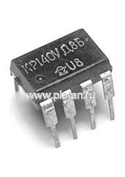 КР140УД8Б (90-91г), Операционный усилитель средней точности с малыми входными токами, с полевыми тр