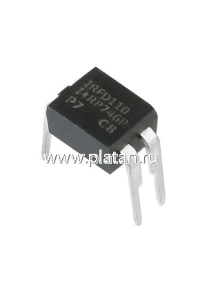 IRFD110PBF, N-канальный транзистор 100В 1А HVMDIP-4