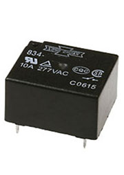 834-1A-B-C 12VDC, Реле 1 замык. 12VDC, 10A/277V SPST-NO(OBSOLETE)