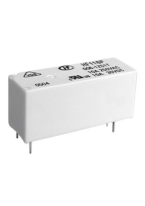HF118F/012-1Z1T, 1пер.10А,12В мощн.реле