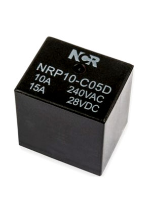 NRP-10-C-05D, Реле 1 переключ. 5VDC, 10A/240VAC SPDT