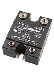 A2425, реле твердотельное 90-280VAC 25А/240VAC